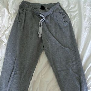 Grey sweatpants